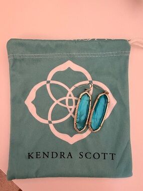 Kendra Scott Blue Turquoise Earrings